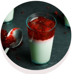 Mini panna cotta. Zákusky na svadbu, oslavu. Cukráreň Nitra